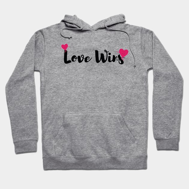 Love Wins! Hoodie by karolynmarie